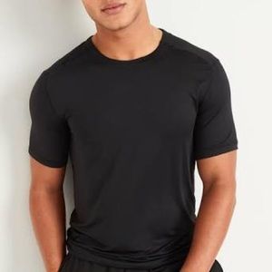 Old Navy Mens Go-Dry Cool Odor-Control Base Layer Black T-Shirt Size Medium Tall